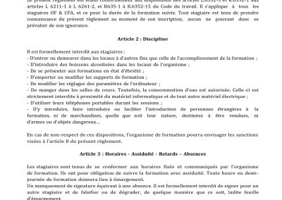 règlement intérieur janvier 2024 derniere version applicable 0